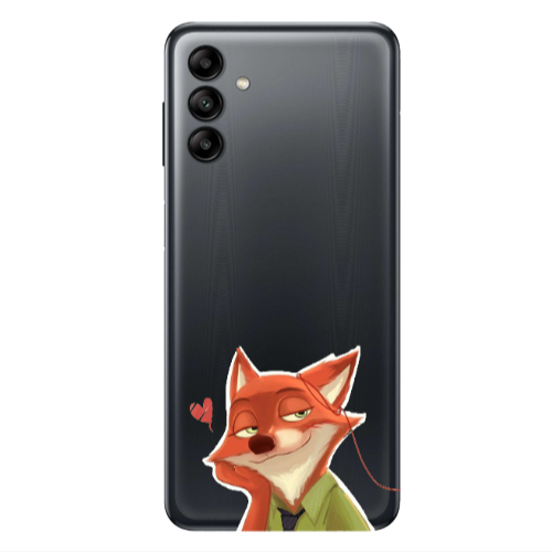 Samsung A04S Valentines 15 Transparent Silicone TPU Θήκη