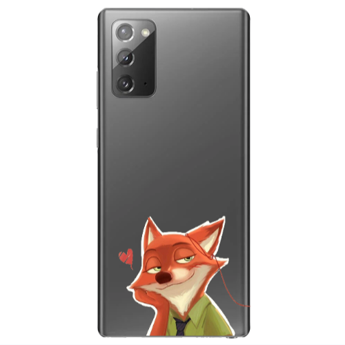 Samsung Note 20 Valentines 15 Transparent Silicone TPU Θήκη
