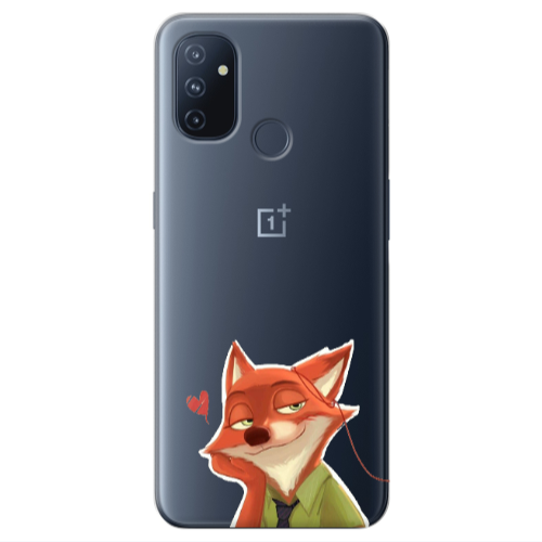 Oneplus Nord 100 Valentines 15 Transparent Silicone TPU Θήκη