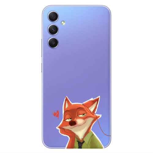 Samsung A34 Valentines 15 Transparent Silicone TPU Θήκη