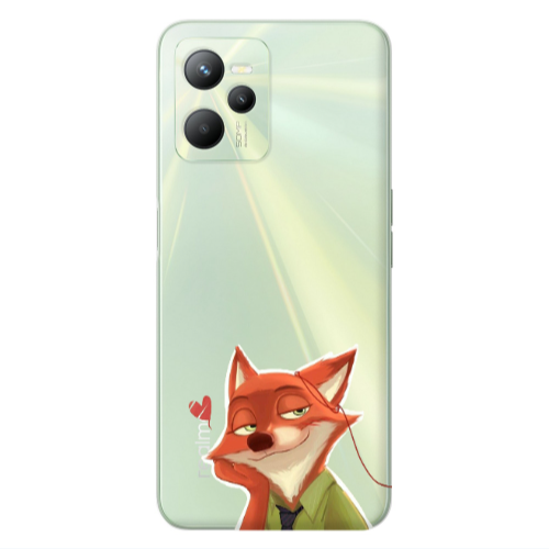Realme C35 Valentines 15 Transparent Silicone TPU Θήκη