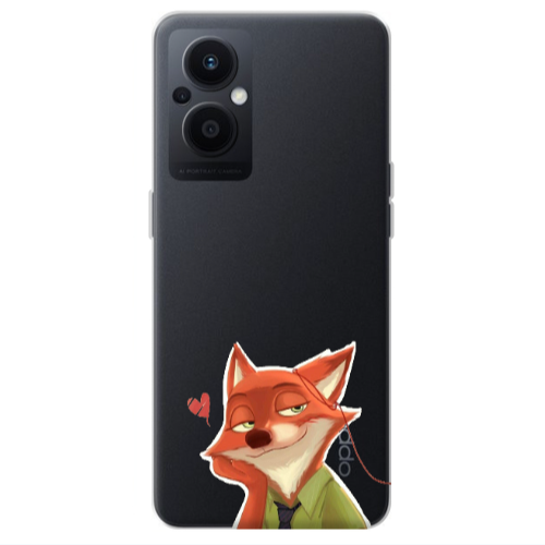 Oppo Reno 7 Lite Valentines 15 Transparent Silicone TPU Θήκη