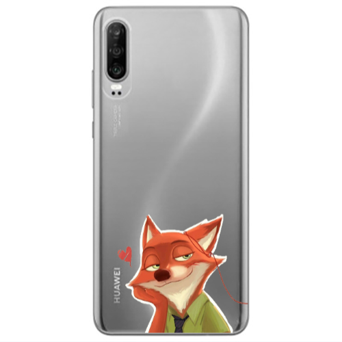 Huawei P30 Valentines 15 Transparent Silicone TPU Θήκη