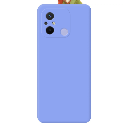 Xiaomi Redmi 12C Valentines 15 Light Purple Colored Silicone TPU Θήκη