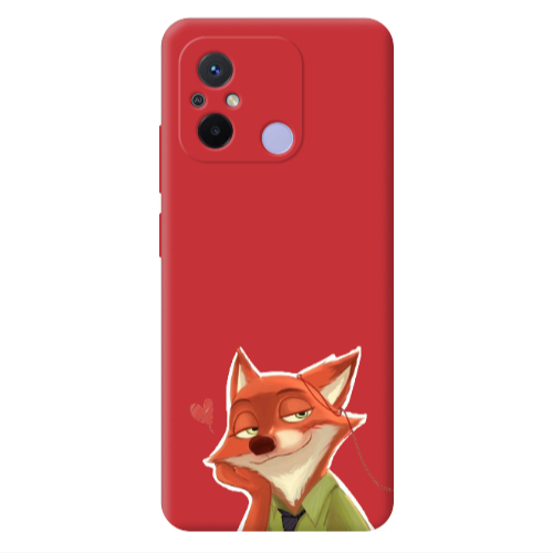 Xiaomi Redmi 12C Valentines 15 Red Colored Silicone TPU Θήκη