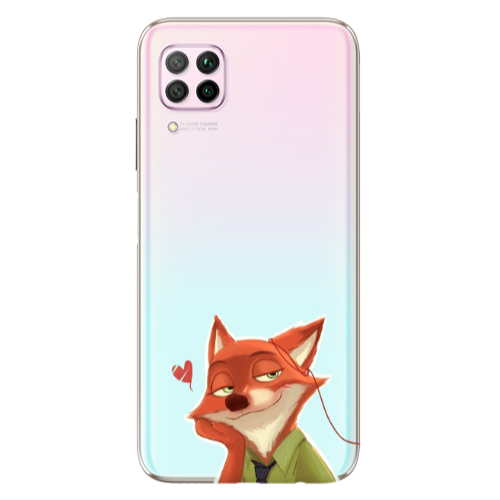 Huawei P40 Lite Valentines 15 Transparent Silicone TPU Θήκη