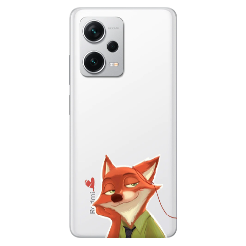 Xiaomi Redmi Note 12 5G Valentines 15 Transparent Silicone TPU Θήκη