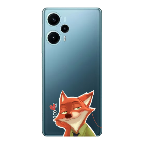 Xiaomi Poco F5 Valentines 15 Transparent Silicone TPU Θήκη