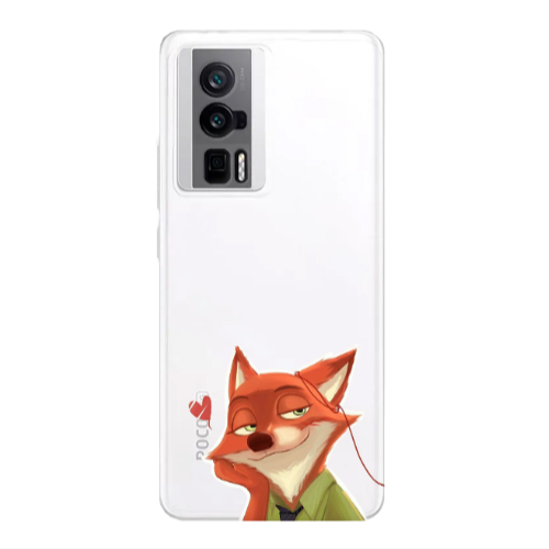 Xiaomi Poco F5 Pro Valentines 15 Transparent Silicone TPU Θήκη