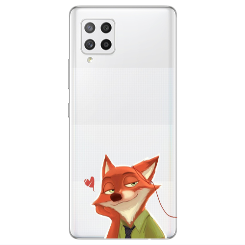 Samsung A42 5G Valentines 15 Transparent Silicone TPU Θήκη