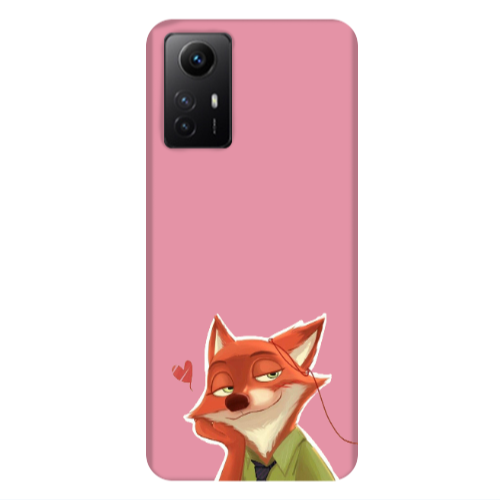 Xiaomi Redmi Note 12s Valentines 15 Pink Colored Silicone TPU Θήκη