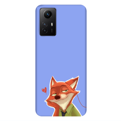 Xiaomi Redmi Note 12s Valentines 15 Light Purple Colored Silicone TPU Θήκη