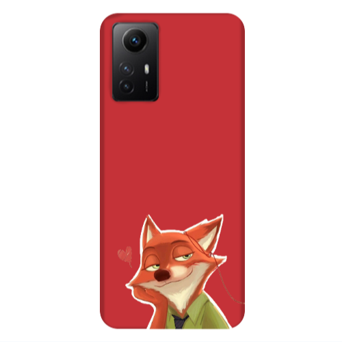 Xiaomi Redmi Note 12s Valentines 15 Red Colored Silicone TPU Θήκη