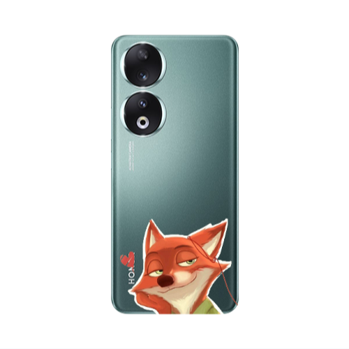 Honor 90 5G Valentines 15 Transparent Silicone TPU Θήκη