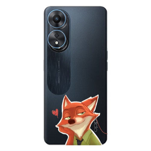 Oppo A 98 Valentines 15 Transparent Silicone TPU Θήκη