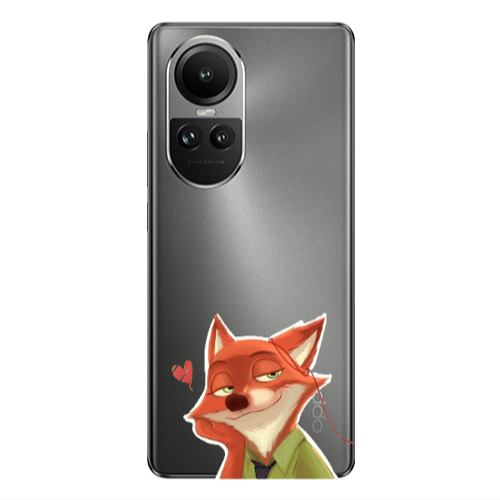 Oppo Reno10 5G Valentines 15 Transparent Silicone TPU Θήκη