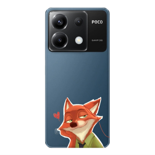 Xiaomi Poco X6 5G Valentines 15 Transparent Silicone TPU Θήκη