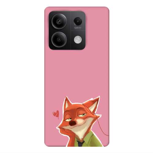 Xiaomi Redmi Note 13Pro 5G Valentines 15 Pink Colored Silicone TPU Θήκη