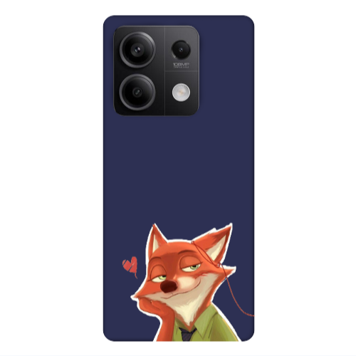 Xiaomi Redmi Note 13Pro 5G Valentines 15 Dark blue Colored Silicone TPU Θήκη