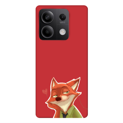 Xiaomi Redmi Note 13Pro 5G Valentines 15 Red Colored Silicone TPU Θήκη