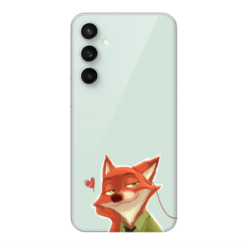 Samsung S24 FE Valentines 15 Transparent Silicone TPU Θήκη