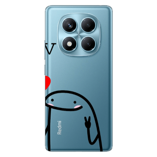 Xiaomi Redmi Note 14 Pro Love 2 Transparent Silicone TPU Θήκη