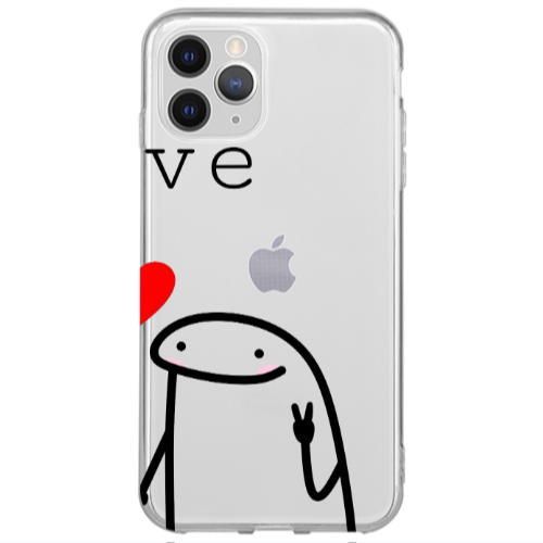 Apple iPhone 13 Pro Max Love 2 Transparent Silicone TPU Θήκη