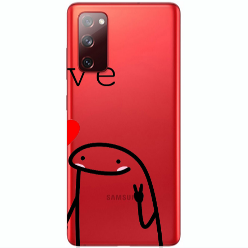 Samsung S20 FE Love 2 Transparent Silicone TPU Θήκη