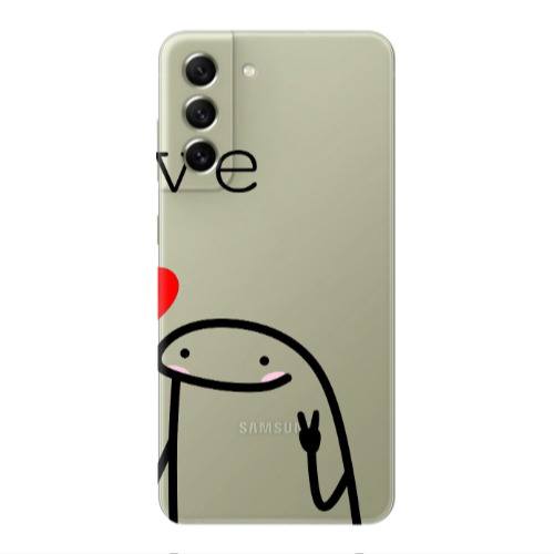 Samsung S22 Plus Love 2 Transparent Silicone TPU Θήκη