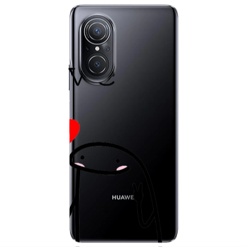 Huawei Nova 9 SE Love 2 Transparent Silicone TPU Θήκη