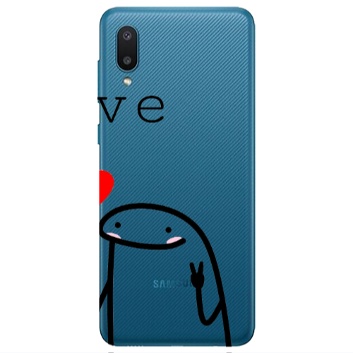 Samsung A02 Love 2 Transparent Silicone TPU Θήκη