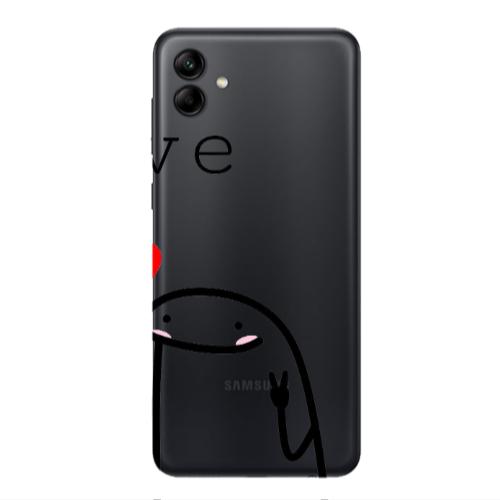Samsung A04 Love 2 Transparent Silicone TPU Θήκη