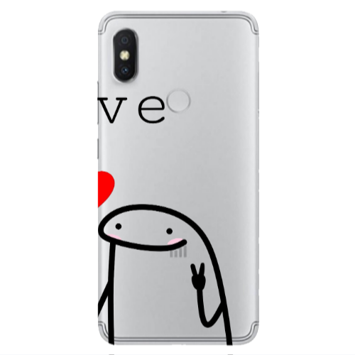 Xiaomi Redmi S2 Love 2 Transparent Silicone TPU Θήκη