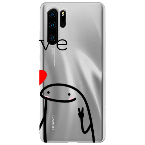 Huawei P30 Pro Love 2 Transparent Silicone TPU Θήκη