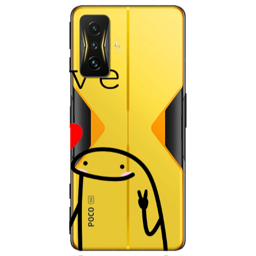 Xiaomi Poco F4 Gt Love 2 Transparent Silicone TPU Θήκη