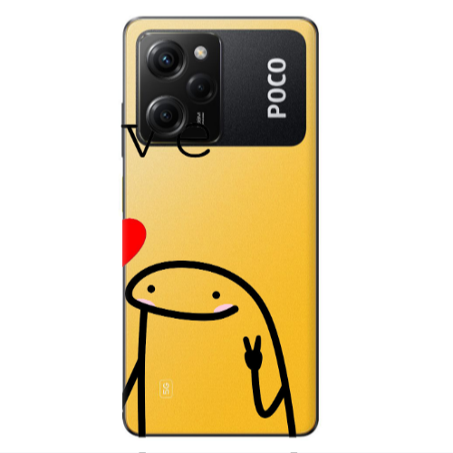 Xiaomi Poco X5 Pro Love 2 Transparent Silicone TPU Θήκη