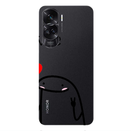 Honor 90 Lite 5G Love 2 Transparent Silicone TPU Θήκη