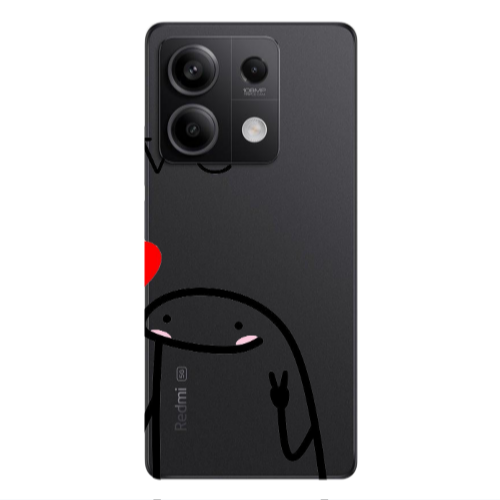 Xiaomi Redmi Note 13 5G Love 2 Transparent Silicone TPU Θήκη