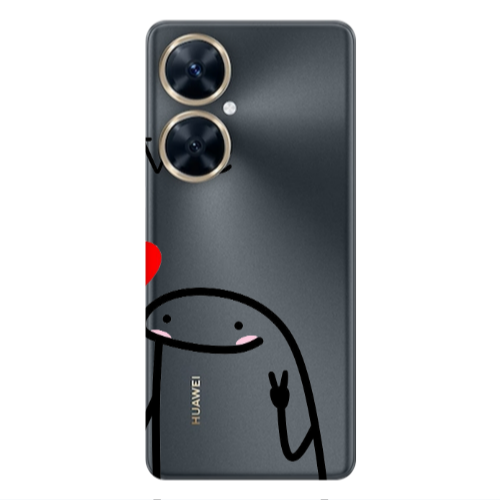 Huawei Nova 11i Love 2 Transparent Silicone TPU Θήκη