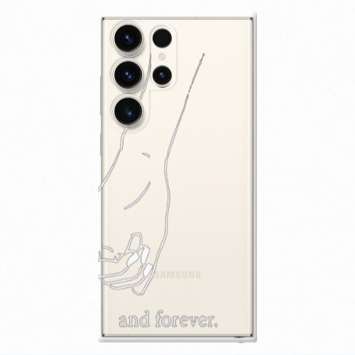 Samsung S25 Ultra And forewer Transparent Silicone TPU Θήκη
