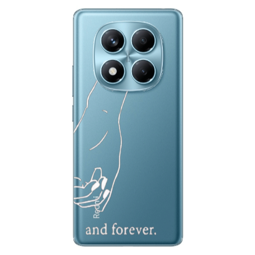 Xiaomi Redmi Note 14 Pro And forewer Transparent Silicone TPU Θήκη
