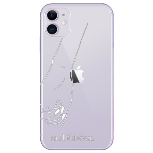 Apple iPhone 11  And forewer Transparent Silicone TPU Θήκη