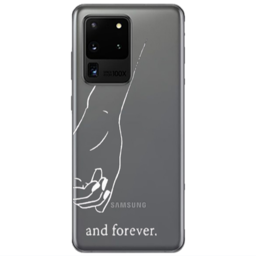 Samsung S20 Ultra And forewer Transparent Silicone TPU Θήκη