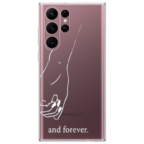 Samsung S22 Ultra And forewer Transparent Silicone TPU Θήκη
