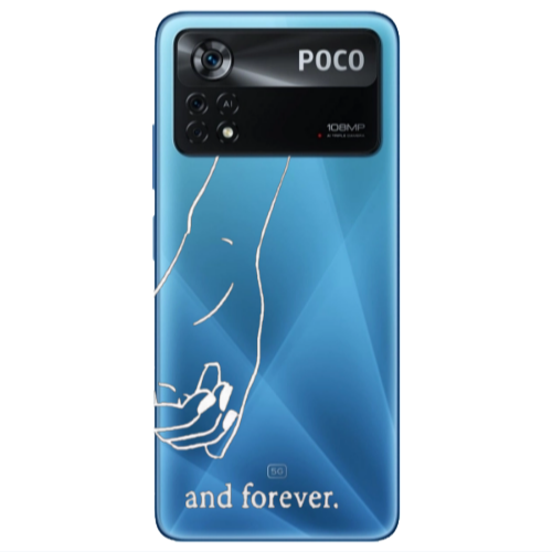 Xiaomi Poco X4 Pro And forewer Transparent Silicone TPU Θήκη