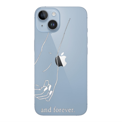 Apple iPhone 14  And forewer Transparent Silicone TPU Θήκη