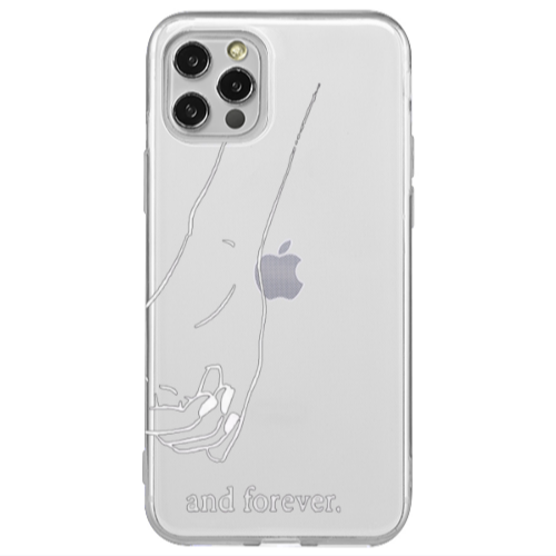 Apple iPhone 12 Pro And forewer Transparent Silicone TPU Θήκη