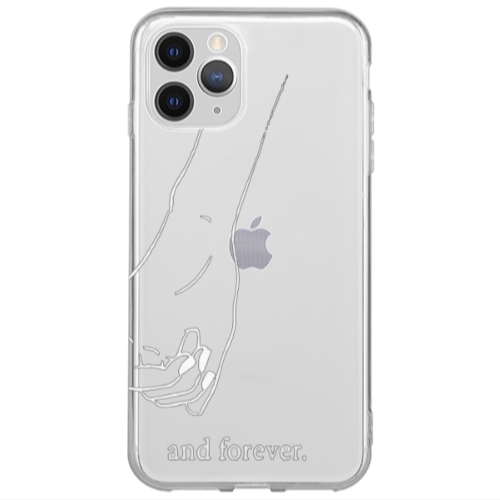 Apple iPhone 12 Pro Max And forewer Transparent Silicone TPU Θήκη