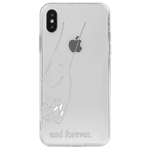 Apple iPhone Xs And forewer Transparent Silicone TPU Θήκη