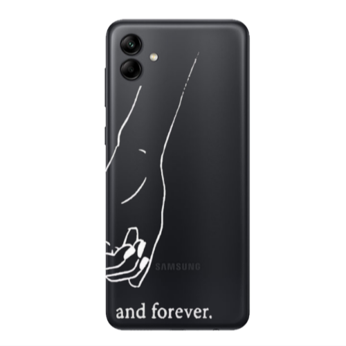 Samsung A04 And forewer Transparent Silicone TPU Θήκη